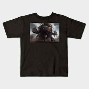 Dangerous Crab like Steampunk machine abstract Kids T-Shirt